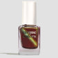 Cirque Colors Delusions of Grandeur bottle – oxblood red magnetic nail polish with bronze, gold, and green multichrome shimmer.