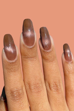 Brown Taupe Magnetic Nail Polish - Cirque Colors Lyra